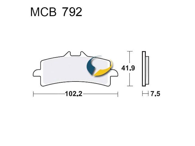 Bremsbeläge Lucas CRQ MCB792CRQ » DUCATI 1098 1098 1198 1198